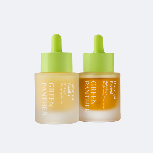 Signature Serum Duo | Full Day & Night Skincare System | Green Panther